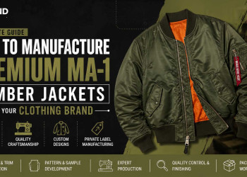 How to Manufacture Premium MA-1 Bomber Jackets for Your Clothing Brand