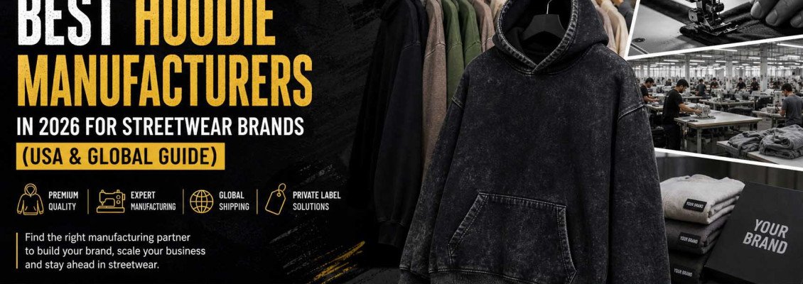 Best Hoodie Manufacturers in 2026 for Streetwear Brands (USA & Global Guide)