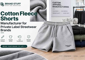 Cotton Fleece Shorts Manufacturer for Private Label Streetwear Brands