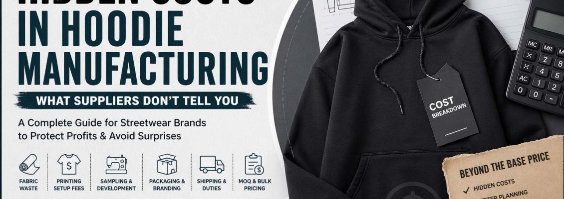 Hidden Costs in Hoodie Manufacturing (What Suppliers Don’t Tell You