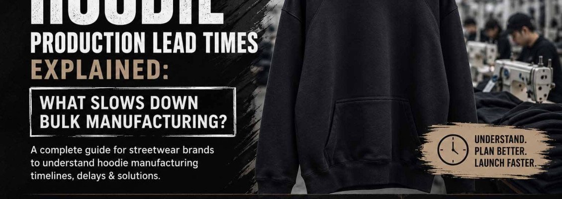 Hoodie Production Lead Times Explained: What Slows Down Bulk Manufacturing?