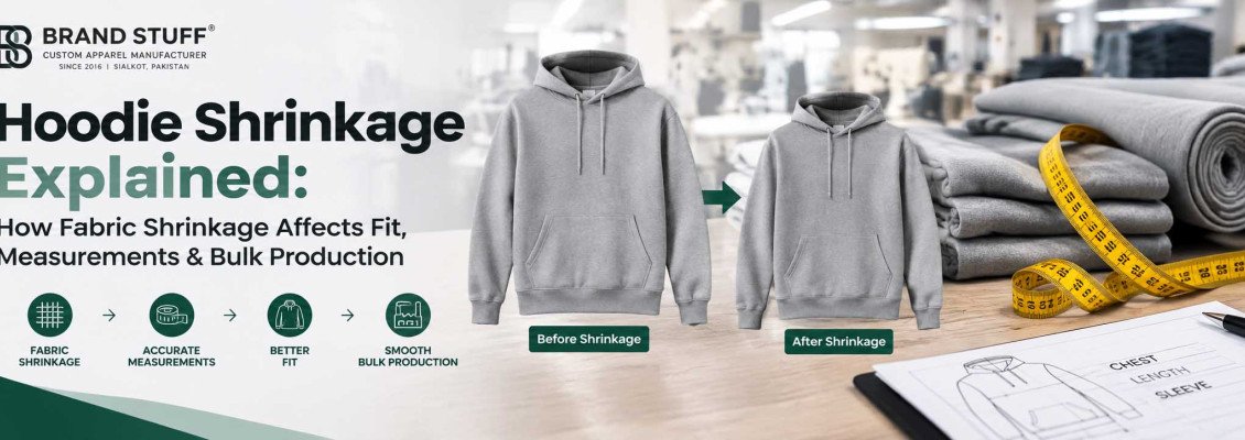 Hoodie Shrinkage Explained: How Fabric Shrinkage Affects Fit, Measurements & Bulk Production