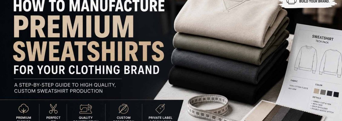 How to Manufacture Premium Sweatshirts for Your Clothing Brand How to Manufacture Premium Sweatshirts for Your Clothing Brand