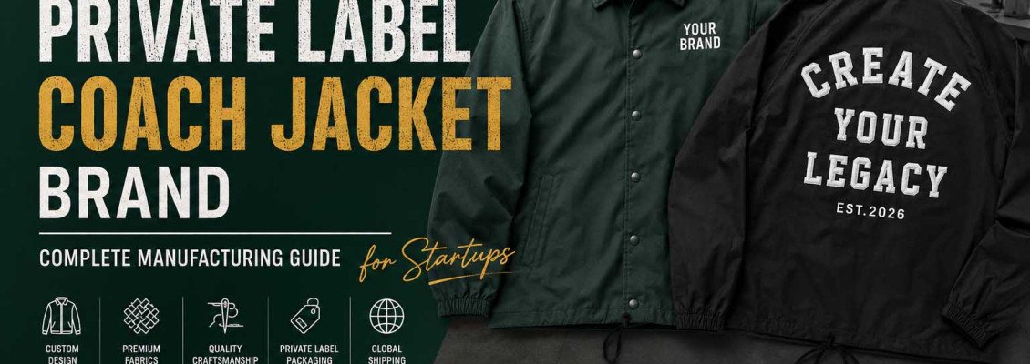 How to Start a Private Label Coach Jacket Brand: Complete Manufacturing Guide for Startups (2026)