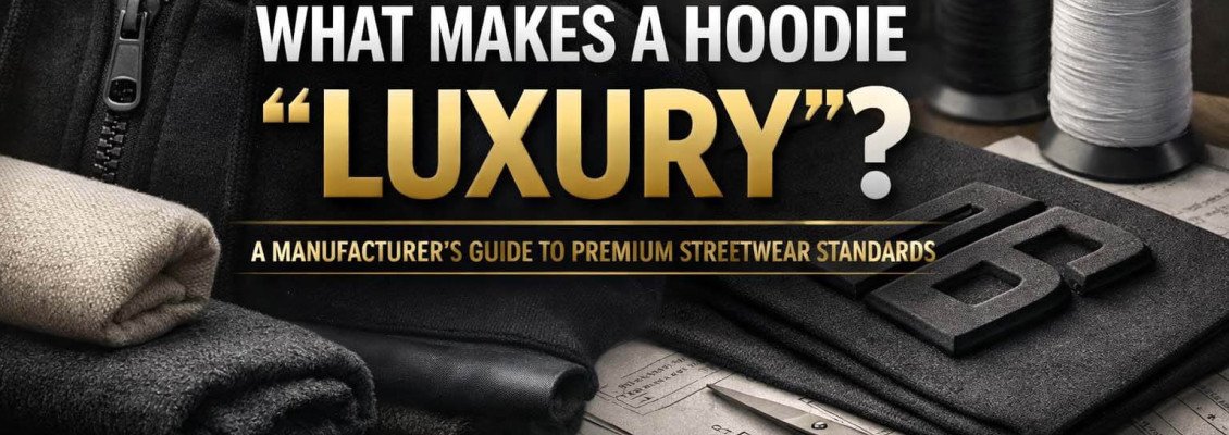 What Makes a Hoodie “Luxury”? A Manufacturer’s Guide to Premium Streetwear Standards