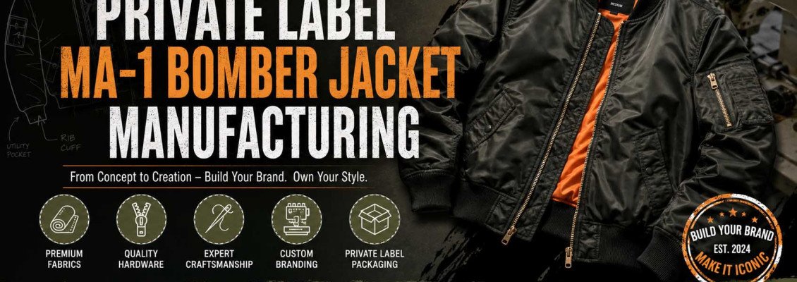 Complete Guide to Private Label MA-1 Bomber Jacket Manufacturing Complete Guide to Private Label MA-1 Bomber Jacket Manufacturing