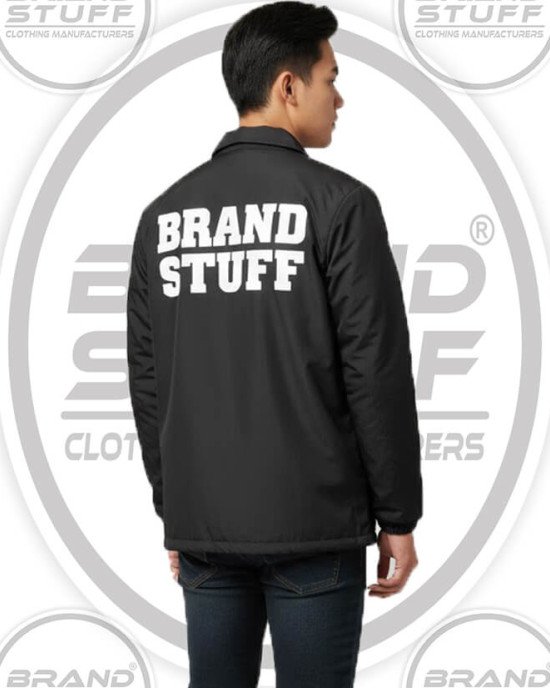 Classic Custom Nylon Coach Jackets for Streetwear & Sportswear