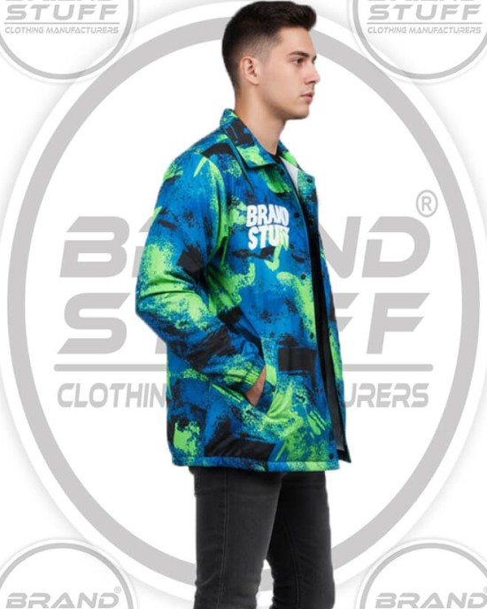 Custom Dye-Sublimated Coach Jackets: Vibrant Patterned Outerwear