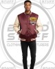 Deluxe Custom Satin Varsity Jacket Manufacturer - Premium Embroidery Bulk