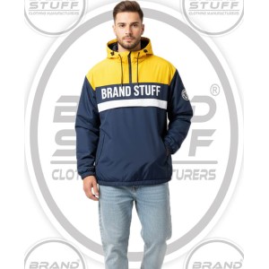 Color Block Streetwear Anorak Windbreaker Jacket