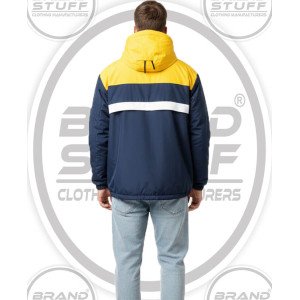 Color Block Streetwear Anorak Windbreaker Jacket