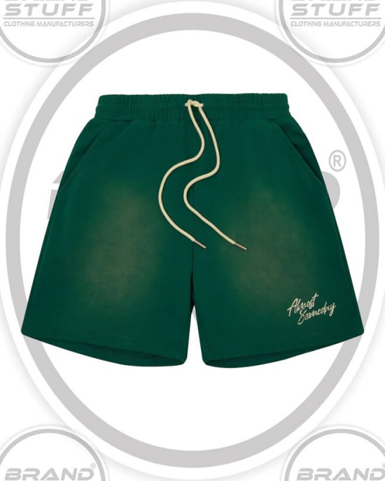 Custom Sunfade Shorts – Streetwear & Private Label Manufacturer