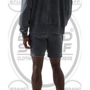 Acid Washed Fleece Shorts For Streetwear – Private Label Acid Washed Fleece Shorts For Streetwear – Private Label