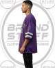Classic Oversized Purple Football Jersey Vendor - Custom Mesh