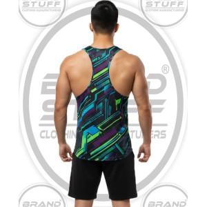 Custom Full-Sublimation Stringer Tank Top (All-Over Print) Custom Full-Sublimation Stringer Tank Top (All-Over Print)