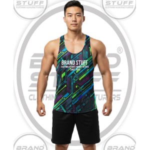 Custom Full-Sublimation Stringer Tank Top (All-Over Print)