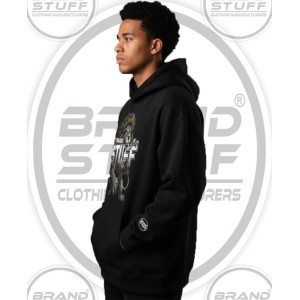 Custom Lion Logo Pullover Hoodie