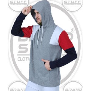 Custom Color Block Cotton Hoodies | Streetwear OEM Supplier