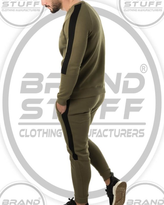 Heavyweight Crewneck Sweatsuit Manufacturer – Cotton Tracksuits for Streetwear & Brands