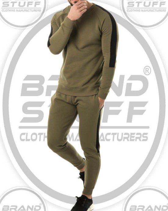Heavyweight Crewneck Sweatsuit Manufacturer – Cotton Tracksuits for Streetwear & Brands