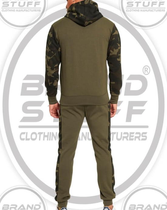 Custom Jungle & Camo Print Unisex Sweatsuit Manufacturer – Streetwear Tracksuits for Brands