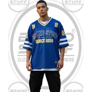 Classic Varsity Mesh Jersey | Retro Street Football Top