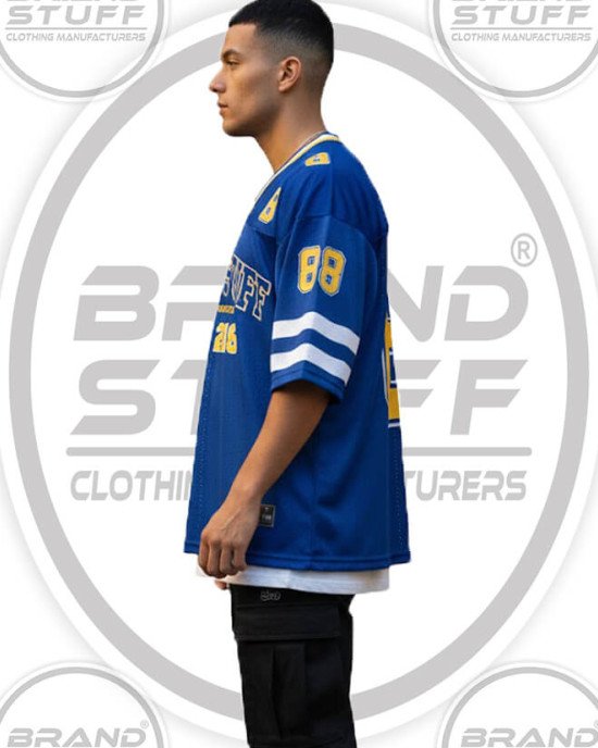 Classic Varsity Mesh Jersey | Retro Street Football Top