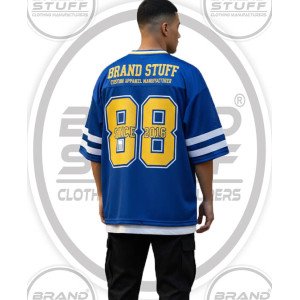Classic Varsity Mesh Jersey | Retro Street Football Top