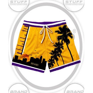 Custom Printed Mesh Shorts Manufacturer | Private Label & Bulk Orders