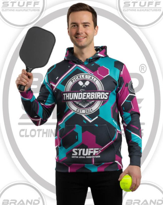 Custom Sublimation Pickleball Team Hoodie Supplier