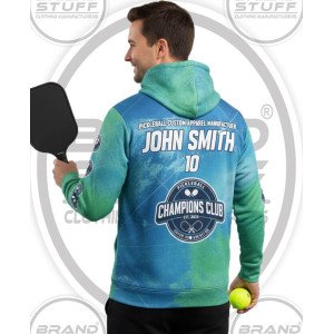 Custom Sublimated Pickleball Hoodies Supplier For Club & Teams Custom Sublimated Pickleball Hoodies Supplier For Club & Teams