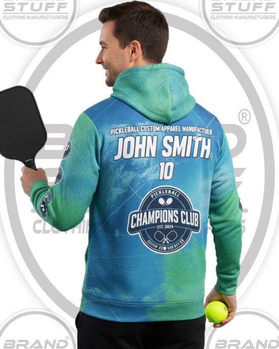 Custom Sublimated Pickleball Hoodies Supplier For Club & Teams