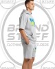 Wholesale Men's Oversized Short-Sleeve Hoodie & Shorts Set