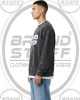 Washed Black Oversized Crewneck Sweatshirt - Streetwear Edition