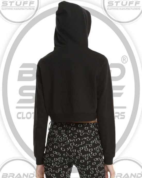Urban Fashion Crop Hoodie Manufacturer |  Women’s Streetwear Hoodies Supplier