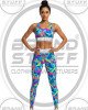 Wholesale Sublimation Color Block Activewear Set Manufacturer